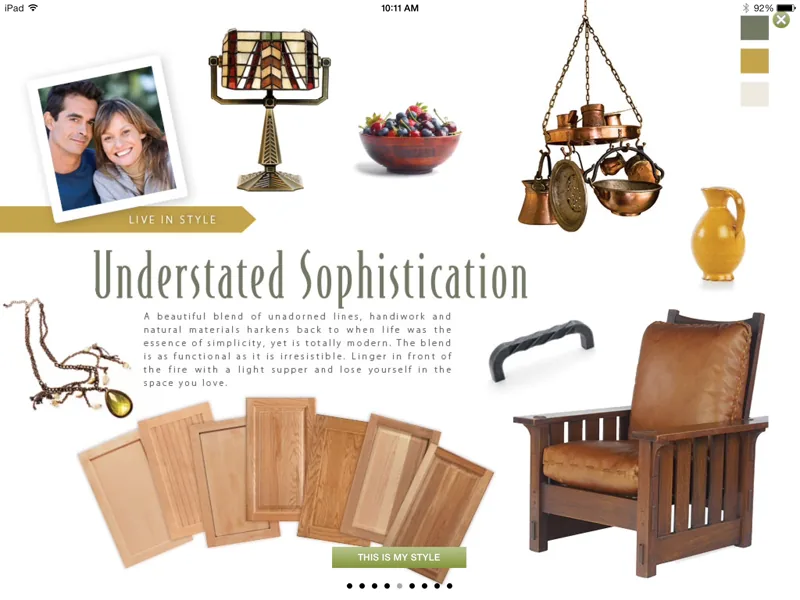 Lifestyle boards set the mood.